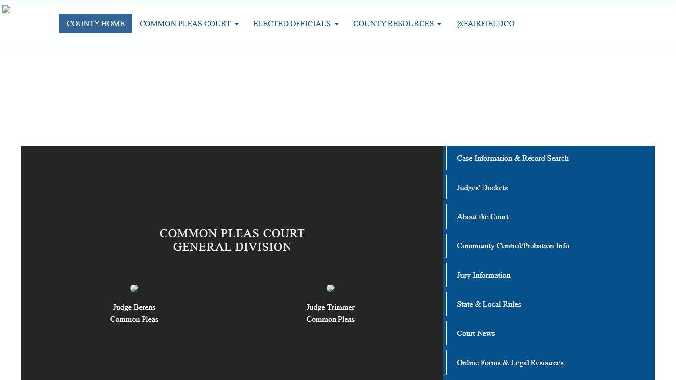 Fairfield County Common Pleas Court-General Division in Lancaster, Ohio 43130